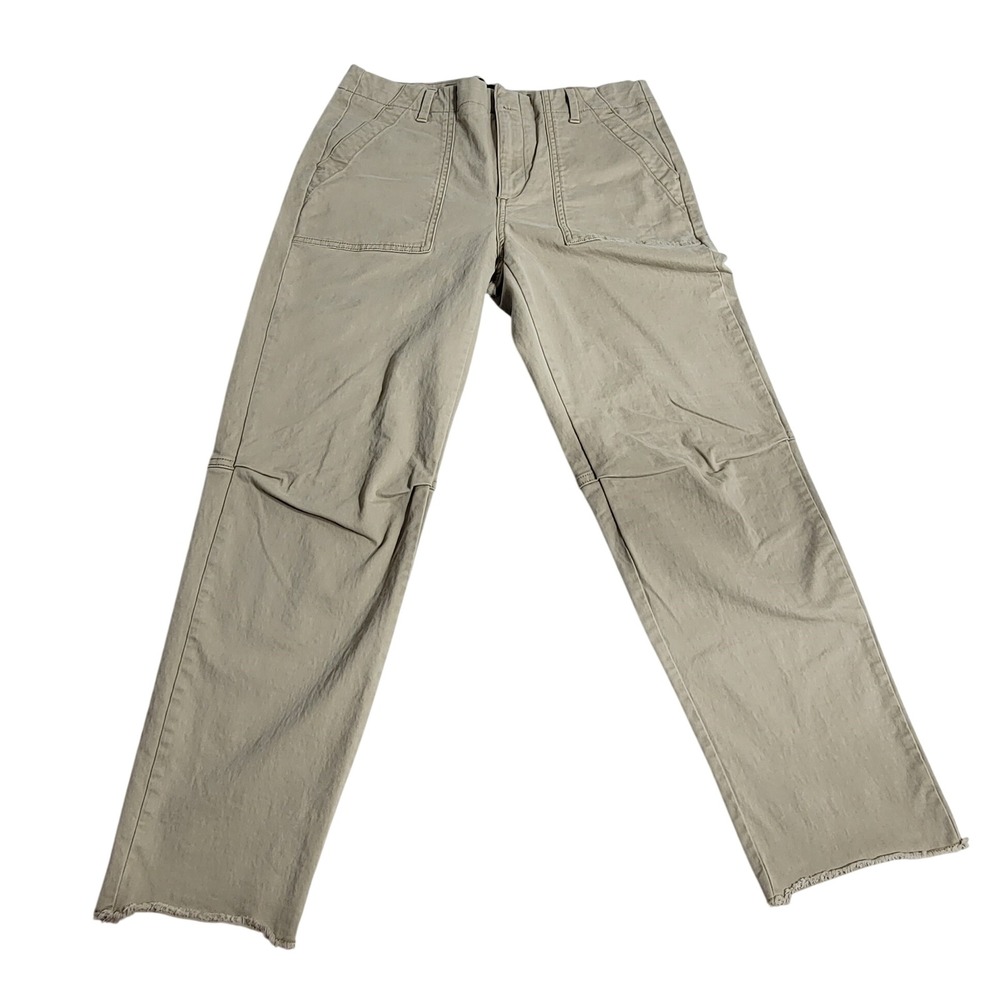 Banana Republic Girlfriend Authentic Khaki Utility Double Knee Pants Womens 6